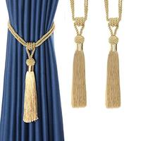 Gambar BEL AVENIR Curtain Tiebacks Hand-Woven Holdbacks(Gold, 2 Pack) dari Home and Kitchen USA undefined 3 Tokopedia