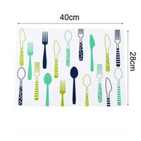 Gambar Alas Meja Makan Tatakan Piring Gelas Anti Panas Air Slip PVC Plastik dari uni88shop undefined 5 Tokopedia