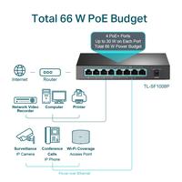 Gambar Switch Hub TP-Link TL-SF1008P 8-Port 10/100Mbps with 4-Port PoE+ dari DBKlik Indonesia undefined 5 Tokopedia