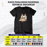 Gambar baju kaos pahlawan nasional indonesia anak lakil-laki perempuan - Anak Panjang, S dari Sablon Satuan Bandung undefined 4 Tokopedia