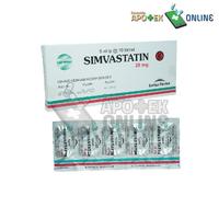Gambar SIMVASTATIN 20 MG 1 STRIP 10 TABLET (KIMIA FARMA) dari Apotek Anugrah Kebayoran Baru undefined 2 Tokopedia