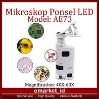 Gambar Mikroskop Kamera Ponsel AE73 LED 40x-60x / Microscope Mobile Phone dari emarket id undefined 1 Tokopedia