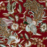 Gambar kain batik - Motif Unik Sogan Burung Merak Manis (Red) dari cekbatik undefined 1 Tokopedia