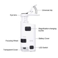 Gambar Mikroskop Kamera Ponsel AE73 LED 40x-60x / Microscope Mobile Phone dari emarket id undefined 2 Tokopedia