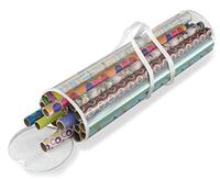 Gambar Whitmor Clear Zippered Storage for 25 Rolls Gift Wrap Organizer dari Home and Kitchen USA undefined 5 Tokopedia