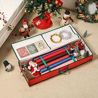 Gambar Gift Wrapping Paper Storage Containers Wrap Ornament Storage dari Home and Kitchen USA undefined 5 Tokopedia
