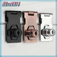 Gambar SUQI Home Security Door Lock Zinc Alloy Cabinet Keyed Hasp Lock Office dari indohard undefined 1 Tokopedia