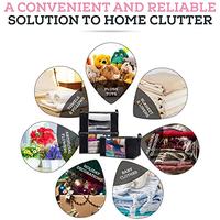 Gambar Regal Bazaar Large Double-Sided Black Gift Wrap and Bag Organizer dari Home and Kitchen USA undefined 2 Tokopedia