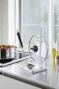 Gambar YAMAZAKI home 4772 Cooking Tool and Lid Station-Kitchen dari Home and Kitchen USA undefined 5 Tokopedia