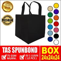Gambar Tas Box 24x24x24 Spunbond Handle Lusinan - Warna Hitam dari Tas Spunbond Jakarta undefined 1 Tokopedia