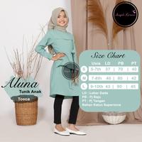 Gambar Aluna Tunik Anak 5 tahun Baju Muslim Perempuan Atasan Rok Panjang dari Hijab Anak Aisyahkirana undefined 4 Tokopedia