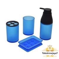 Gambar Kris Set 4 Pcs Aksesoris kamar mandi / Tempat Sabun - Biru dari Tokobimajaya7 undefined 1 Tokopedia
