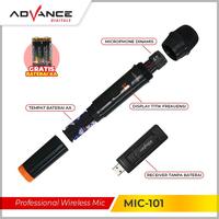 Gambar Advance Mic 101 Professional Wireless Microphone Single MIC-101 dari onlineretailstore undefined 3 Tokopedia