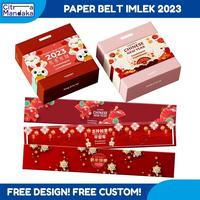 Gambar Paper Belt Imlek 2023 Custom | Packaging Sleeve Free Design | Label Ha - 20x5 cm Kelipat, Art Paper 120 g dari fex-store undefined 1 Tokopedia