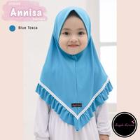 Gambar Annisa Jilbab Anak 2-4 tahun Bergo Renda Kerudung Bayi aisyahkirana.id - Sky Blue dari Hijab Anak Aisyahkirana undefined 1 Tokopedia