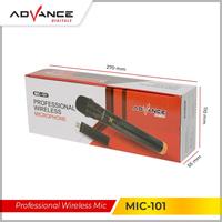 Gambar Advance Mic 101 Professional Wireless Microphone Single MIC-101 dari onlineretailstore undefined 4 Tokopedia