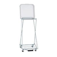 Gambar R&B Wire„¢ 697 Healthcare Rolling Wire Hamper with Foot Pedal dari Home and Kitchen USA undefined 2 Tokopedia