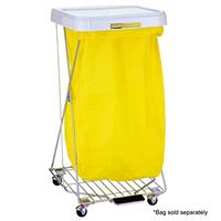 Gambar R&B Wire„¢ 697 Healthcare Rolling Wire Hamper with Foot Pedal dari Home and Kitchen USA undefined 3 Tokopedia