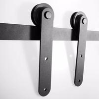 Gambar Trend HONCCON Sliding Barn Door Hardware Kit Barn Rollers for Closet dari First Collect undefined 5 Tokopedia
