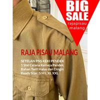 Gambar Baju Keki SERAGAM PNS PRIA KEKI LENGAN PENDEK - KEKI, 4l dari Raja Pisau Malang undefined 3 Tokopedia