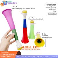 Gambar terompet corong / terompet tahun baru / terompet tiup plastik kerucut dari GLOBAL FASH undefined 3 Tokopedia