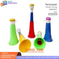 Gambar terompet corong / terompet tahun baru / terompet tiup plastik kerucut dari GLOBAL FASH undefined 2 Tokopedia