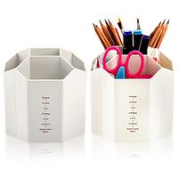 Gambar Hacaroa 2 Pack Rotating Art Supply Organizer,5 Compartments,2 Colors dari Home and Kitchen USA undefined 2 Tokopedia