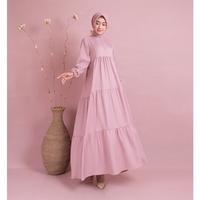 Gambar Seena - GAMIS SAKHILA Baju Gamis Bahan Katun Shakila Fashion Wanita Mo - Navy, AllSizeLD112 dari Sakha Premium undefined 3 Tokopedia