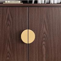 Gambar Tarikan laci Handle Semi Circle Hamdal Gold Matte Brushed Black Emas - Black, 8 cm dari Woodstock Decor undefined 2 Tokopedia