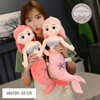 Gambar Boneka Putri Duyung Mainan Anak Perempuan Murah Bahan Yelvo lembut - Merah Muda dari Simko Store undefined 3 Tokopedia