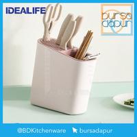 Gambar Idealife Knife Holder - Tempat Simpanan Pisau Dapur - IL-160A - Pastel Pink dari Bursa Dapur Mall undefined 5 Tokopedia