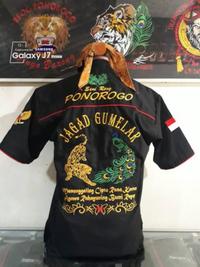 Gambar Hem Bordir Jagad Gumelar Baju Ponorogo Full Bordir Komputer - Hitam, XXL dari Pesonareog undefined 3 Tokopedia