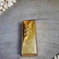 Gambar Fine gold 999.9 miniatur emas batangan 1000 gr Asli Kuningan dari ANNORAKIDZ undefined 3 Tokopedia