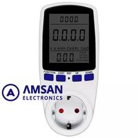 Gambar Watt Meter Stop Kontak Pengukur Daya Listrik Wattmeter KWH Volt Ampere dari AMSAN ELECTRONICS undefined 5 Tokopedia