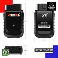 Gambar Ancel X5 WiFi OBD2 Automotive Scanner OBD Full Systems OBD FauI dari The Bestore store undefined 1 Tokopedia