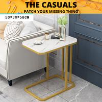 Gambar Meja Tamu Kecil Minimalis Sudut Samping Sofa Stainless Steel Aesthetic dari The Casuals undefined 4 Tokopedia
