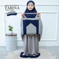 Gambar Mukena Anak Perempuan Rayon Polos 1, 2, 3, 10 Tahun, Usia Tanggung - Bnya Hitam Abu, L dari Demennitip undefined 3 Tokopedia