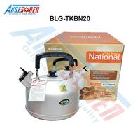 Gambar Teko Bunyi National Maspion / Whistling Kettle Ceret Panci Siul Masak - 20 cm dari Aksesoren undefined 3 Tokopedia