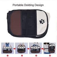 Gambar Kandang Lipat Hewan Peliharaan Kucing Anjing Pet Cage Portable dari JH Bakul undefined 4 Tokopedia