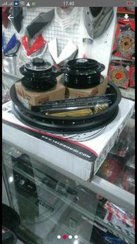 Gambar sepaket velg jari jari for rx king 17/18 velg vrossy tromol original dari ISTANA MOTOR KARAWANG undefined 2 Tokopedia