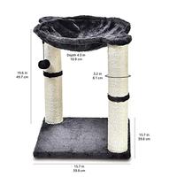 Gambar Amazon Basics Cat Tree Tower with Hammock and Scratching dari Pets USA undefined 1 Tokopedia