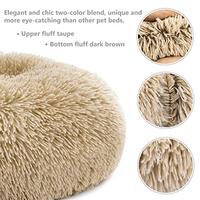 Gambar GASUR Dog Bed Cat Beds Donut, Soft Plush Round Pet Bed dari Pets USA undefined 3 Tokopedia