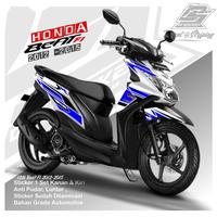 Gambar 1216 Stiker Striping Beat FI 2012 -2015 Putih Desain List VAriasi - pink dari fita. store undefined 2 Tokopedia