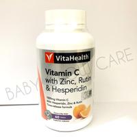 Gambar VITAHEALTH VITAMIN C WITH ZINC RUTIN HESPERIDIN ISI 60 TABLET FG1450 dari murfarizatin undefined 1 Tokopedia