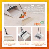 Gambar NEOHAUS 3 In 1 Cleaning Set Sapu Pengki Serokan Wiper dari toko acak medan undefined 4 Tokopedia