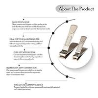 Gambar Spas Premium Nail Clipper Set with Built-In Nail Files dari Beauty USA undefined 4 Tokopedia