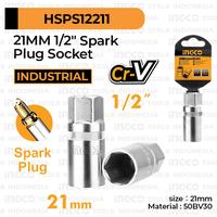 Gambar Spark Plug Socket (21mm 1/2") INGCO HSPS12211 - Kunci Busi Motor 2 Tak dari INGCO Tools by GUNKA undefined 2 Tokopedia