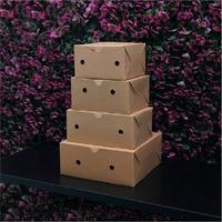 Gambar Paket 100 pcs - Dus Kraft Snack 20 x 20 x 7.5 cm - Box Coklat Makanan dari E-QuPack undefined 4 Tokopedia