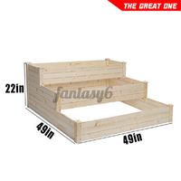Gambar GO Elevated Garden Bed 3 Layer Garden Raised Wood Bed dari The-Great-One undefined 3 Tokopedia
