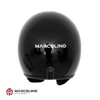 Gambar Helm Bogo Retro Marcolino Black Glossy SNI Bogo Original by JMC Helmet - Clear, S dari JMC Helmet undefined 4 Tokopedia